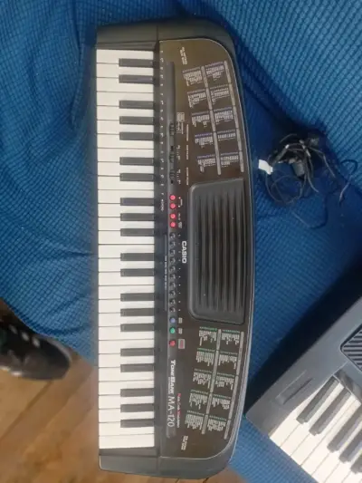 Teclado Casio ToneBank MA-120 con adaptador - miniatura 2