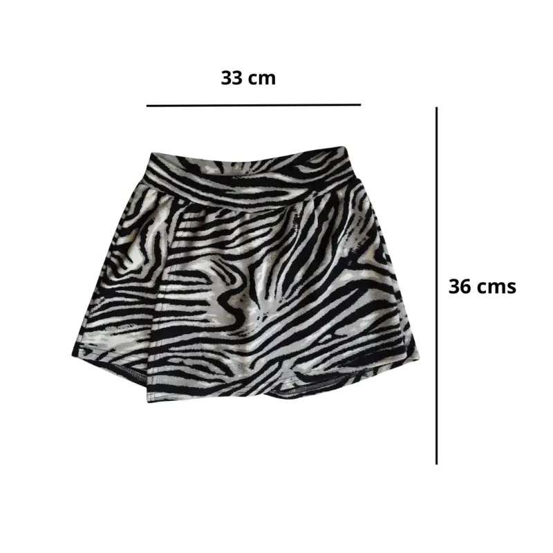 Falda Pantalón Talla S para mujer Animal Print - 4