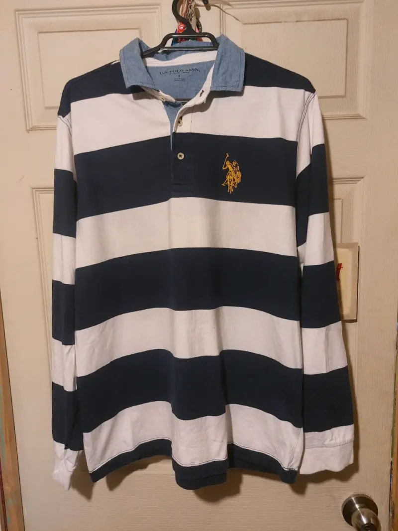 Polera Polo Rayada Manga Larga U.S. Polo Assn - 1