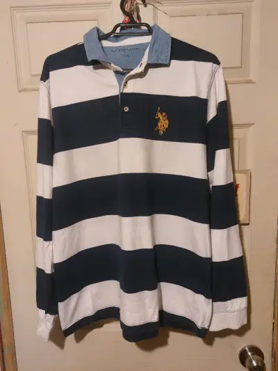 Polera Polo Rayada Manga Larga U.S. Polo Assn - miniatura 1