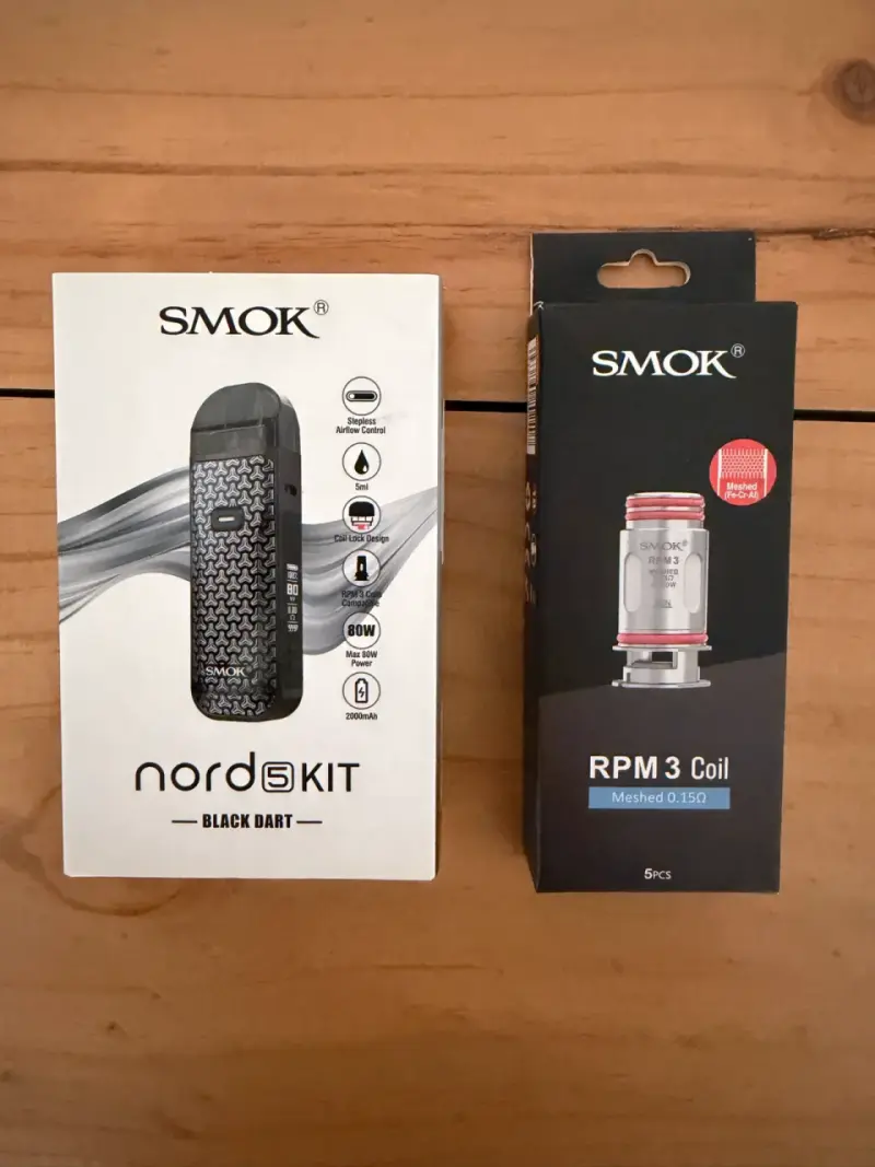 Vaper Smok Nord 5 Kit 80W + Pack de resistencias - 1