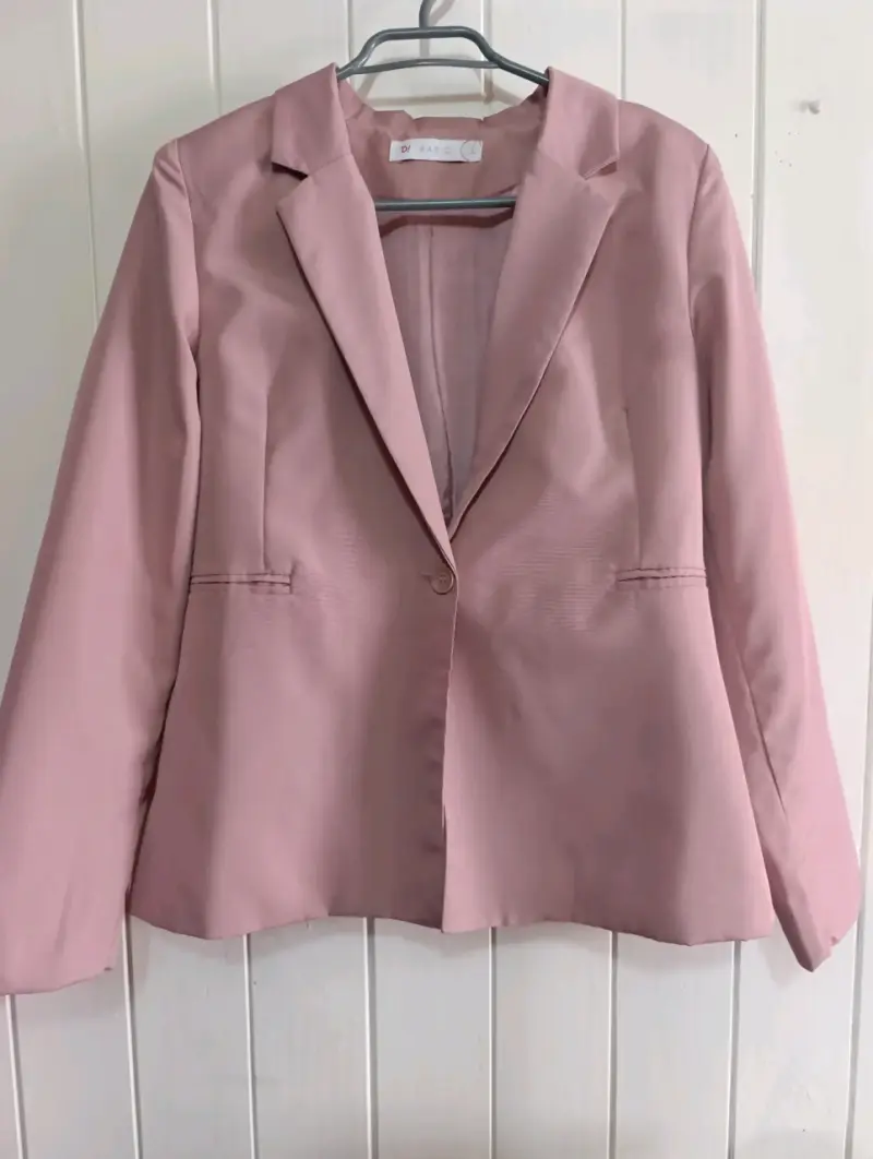 Blazer palo rosa para mujer - 1