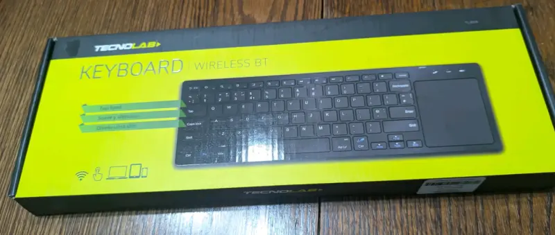 Teclado inalámbrico Bluetooth Tecnolab con touchpad - 3