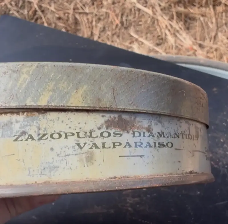 Lata fábrica dulces ZAZOPULOS y DIAMANDIS (Jalva) - 3