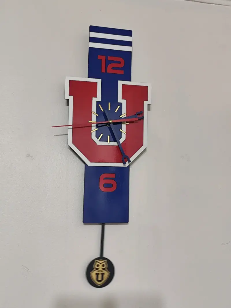 Reloj de pared Universidad de Chile con péndulo - 4