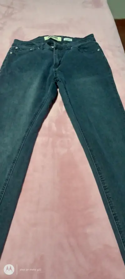 Jeans Americano Super Skinny Azul Oscuro - miniatura 1