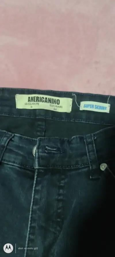 Jeans Americano Super Skinny Azul Oscuro - miniatura 2