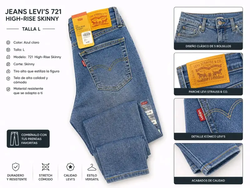 Jeans negros skinny Americano Jean Gym - 2