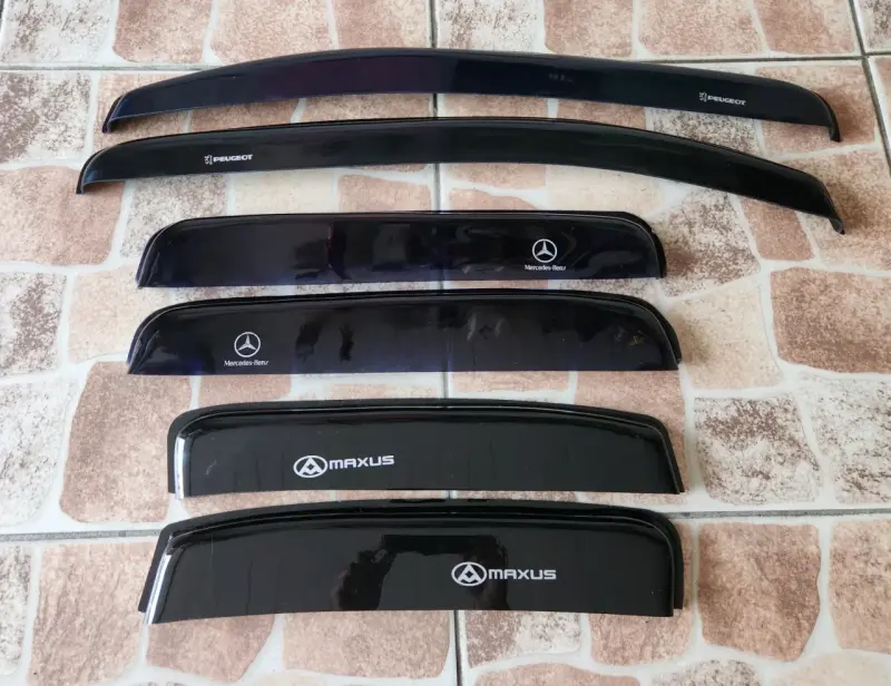 Set de deflectores de viento para autos Volkswagen y Mercedes - 2