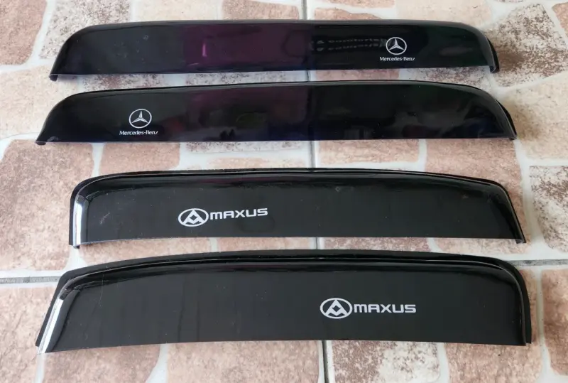 Set de deflectores de viento para autos Volkswagen y Mercedes - 3