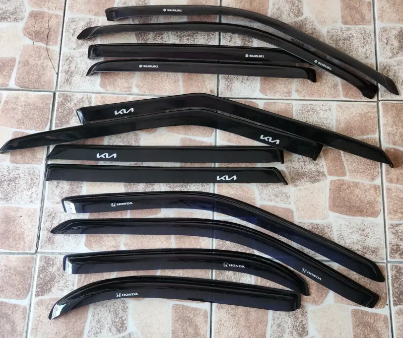 Set de deflectores de viento para autos Volkswagen y Mercedes - 5