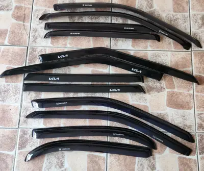 Set de deflectores de viento para autos Volkswagen y Mercedes - miniatura 5