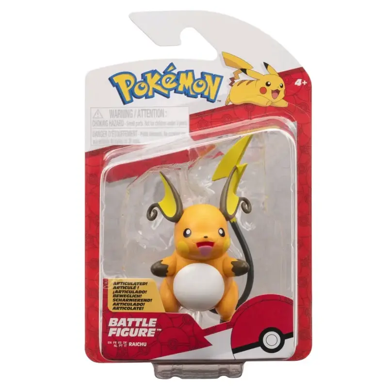 Figura de acción Pokémon Raichu articulada - 1