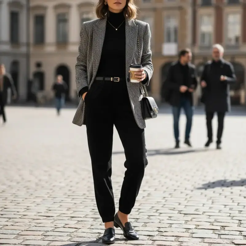 Pantalón para mujer de cotelé Opposite Talla 36 - 2