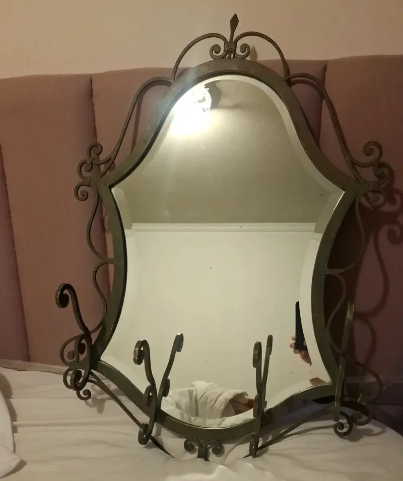 Espeejo de pared antiguedad aprox 100 años. - 1