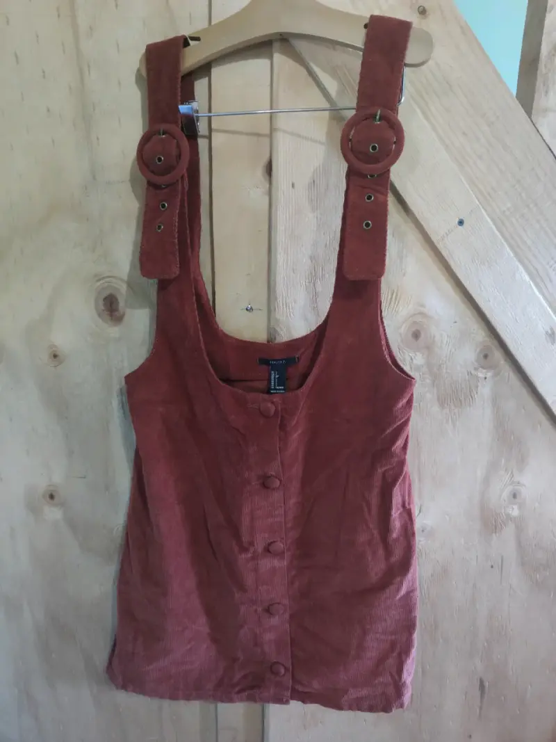 Falda color terracota Forever 21 talla S - 1