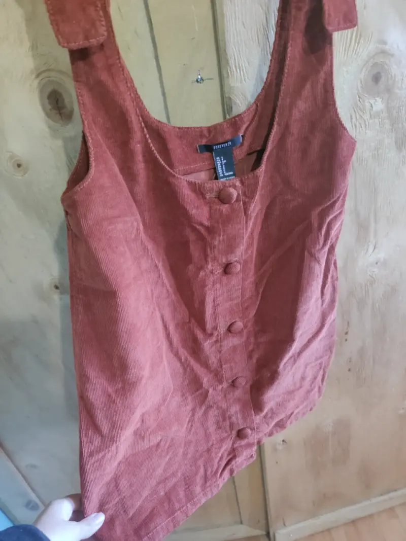 Falda color terracota Forever 21 talla S - 5