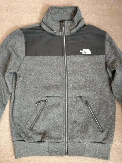 Chaqueta The North Face gris con cierre - miniatura 1