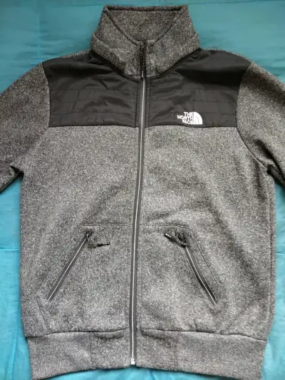 Chaqueta The North Face gris con cierre - miniatura 3