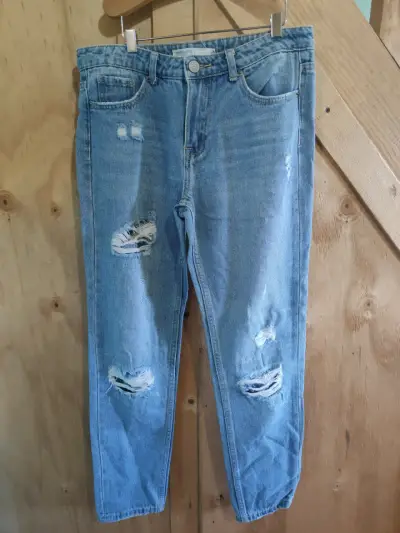 Jeans de mezclilla rasgados para mujer Opposite 36 - miniatura 1