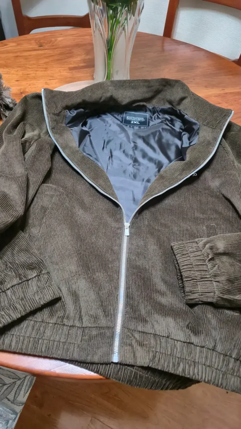 Chaqueta de cuero negra para hombre - 4