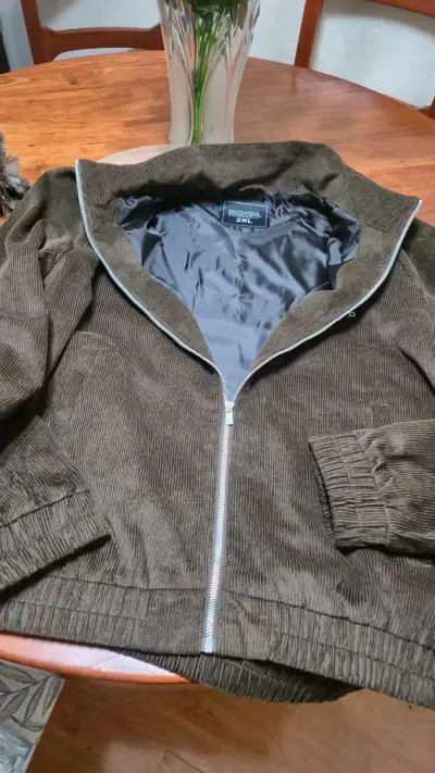 Chaqueta de cuero negra para hombre - miniatura 4
