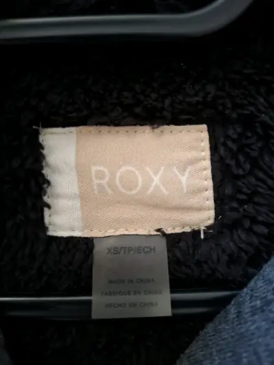 Polerón con capucha Roxy gris para mujer - miniatura 2
