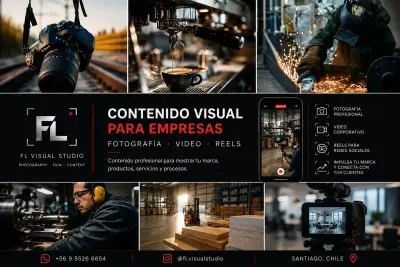 Servicio de fotografía y audiovisual para empresa - miniatura 1