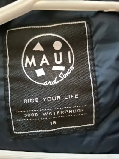 Chaqueta impermeable Maui and Sons bicolor - miniatura 2