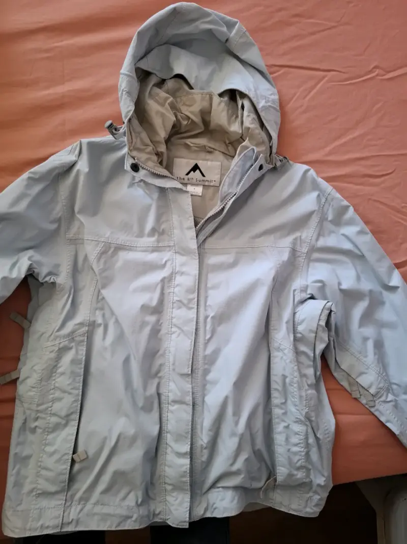 Chaqueta Impermeable Mujer The 8th Summit Celeste - 1