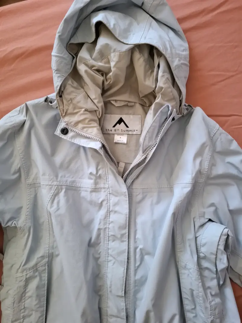 Chaqueta Impermeable Mujer The 8th Summit Celeste - 3