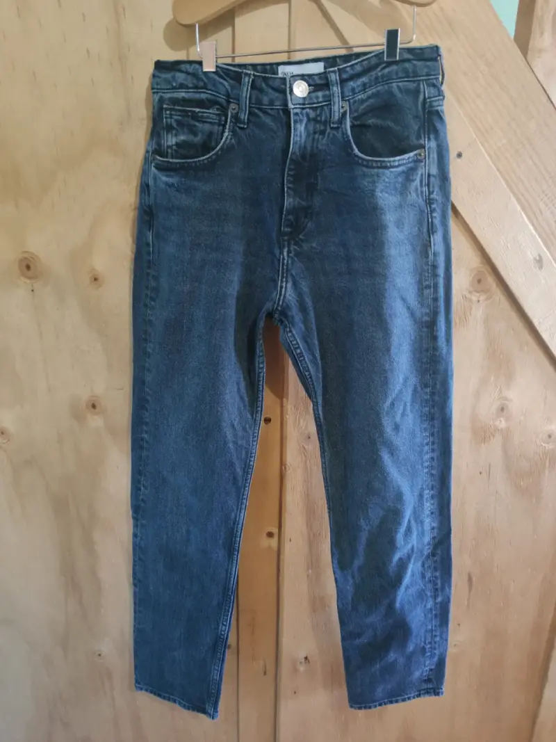 Jeans de mezclilla negro para mujer Zara talla 36 - 1