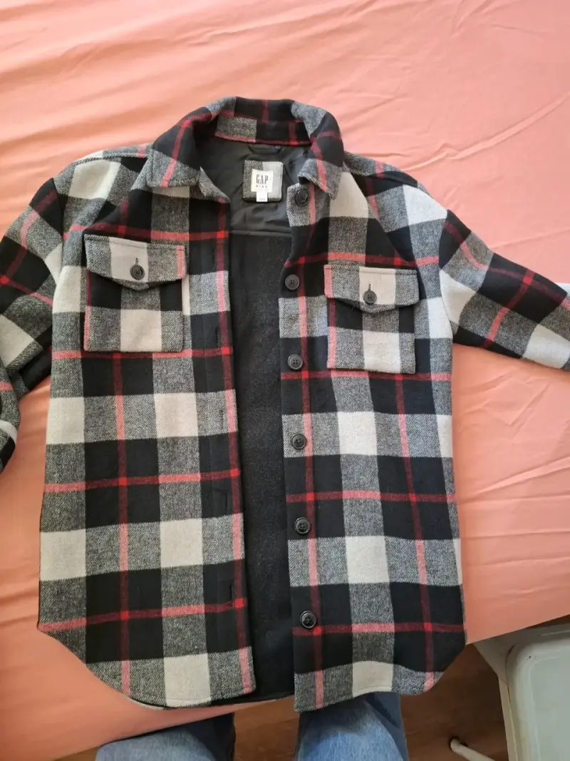 Camisa de franela a cuadros para niños GAP - 1
