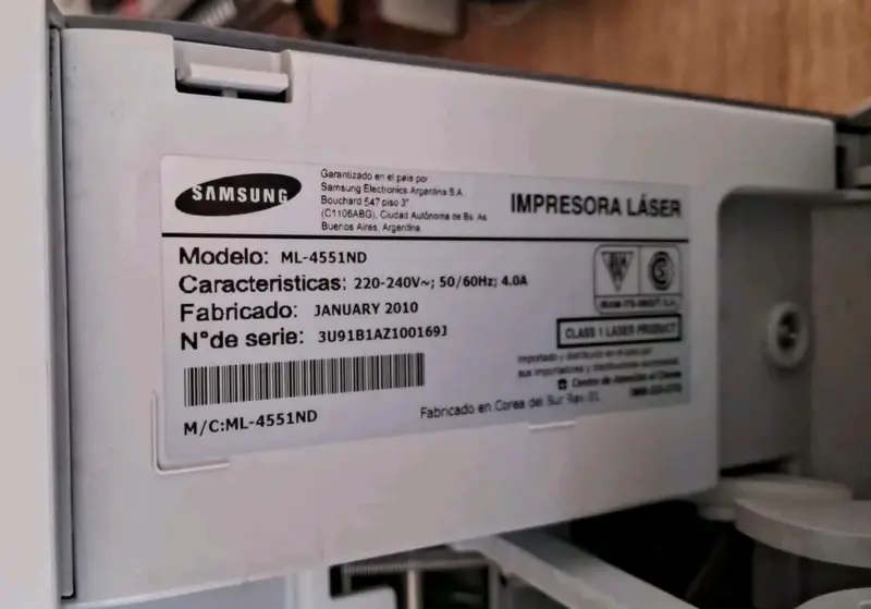 Impresora láser Samsung ML-4551ND en buen estado - 2