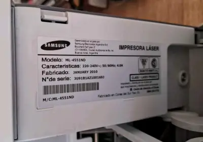 Impresora láser Samsung ML-4551ND en buen estado - miniatura 2