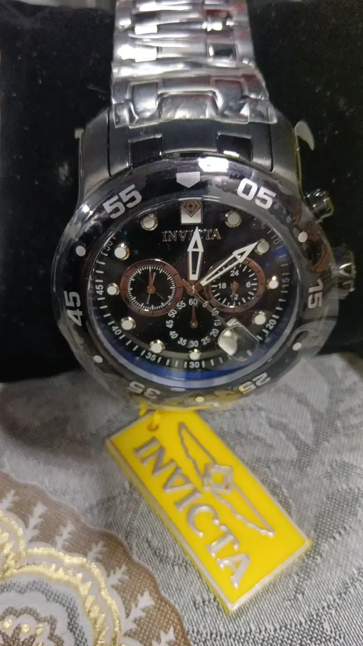 Reloj Invicta de acero inoxidable con cronógrafo - 3