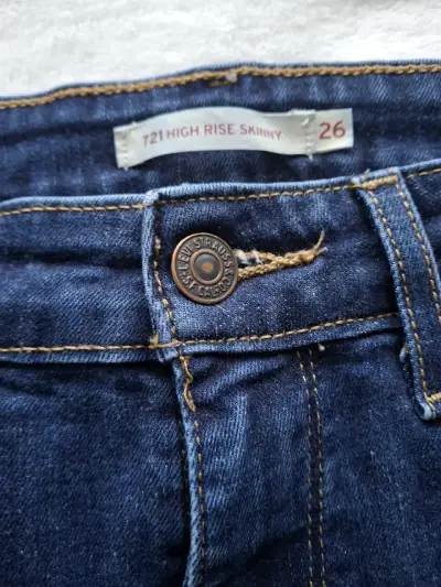 Jeans Levi's 721 High Rise Skinny Talla 26 - miniatura 1