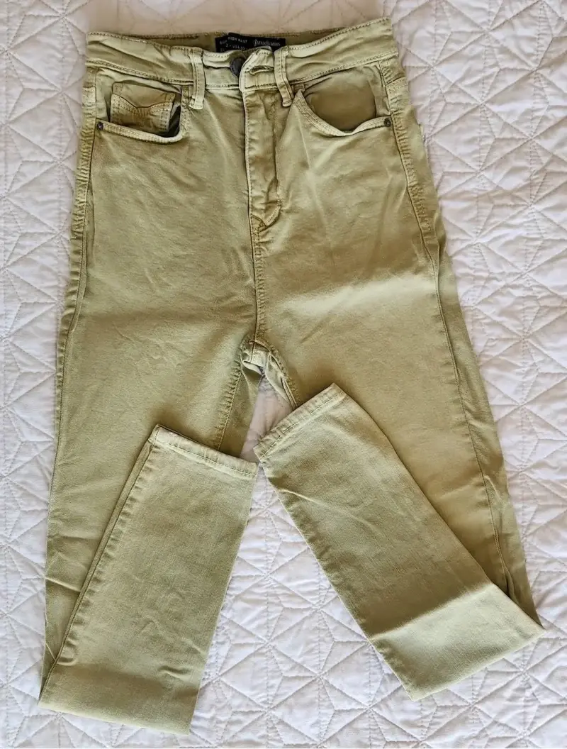 Jeans skinny Stradivarius talla 32 verde - 2