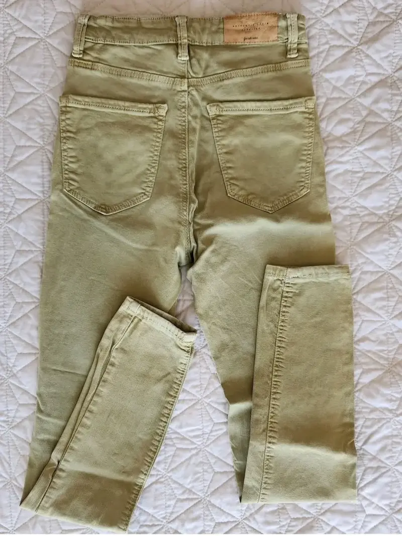 Jeans skinny Stradivarius talla 32 verde - 3