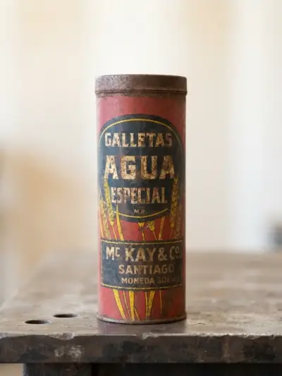 Lata Antigua de Galletas Agua Especial Mc Kay & Co - miniatura 1