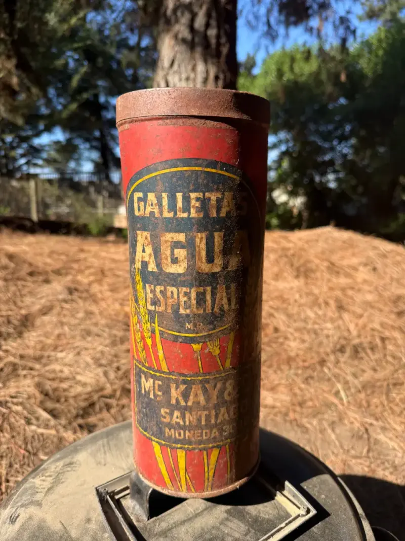 Lata Antigua de Galletas Agua Especial Mc Kay & Co - 2