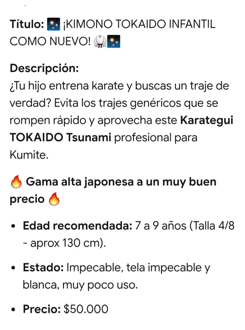 Kimono Tokaido Infantil para Karate - 3