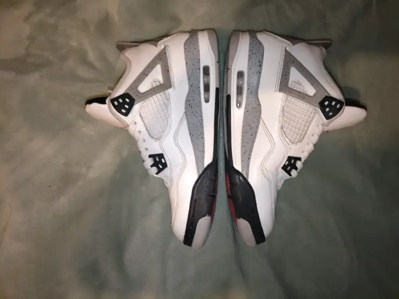Zapatillas Nike Air Jordan retro 4 White cement - 4