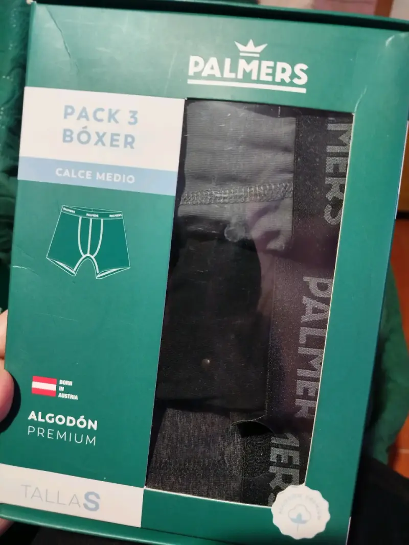 Pack de 3 bóxer Palmers calce medio talla S - 2