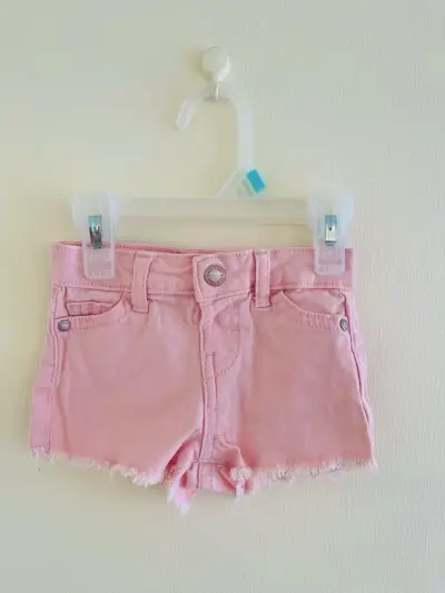 Conjunto de polera y shorts rosados para niña 6m - miniatura 4