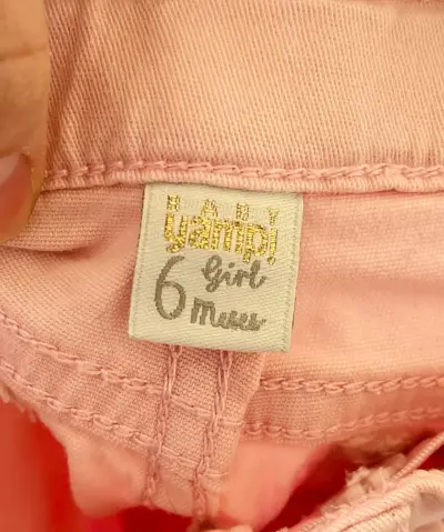 Conjunto de polera y shorts rosados para niña 6m - miniatura 5
