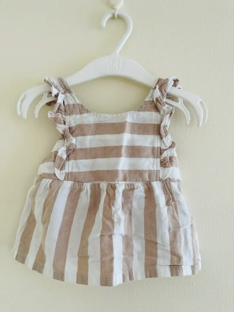Conjunto de bebé a rayas Carter's 6 meses de niña - 1