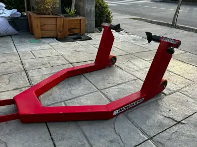 Soporte de moto rojo BKN Bikers - miniatura 2