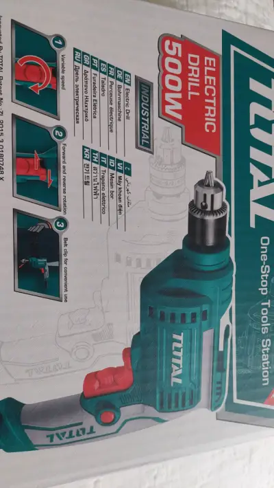 Taladro Eléctrico Total 500W Industrial - miniatura 3