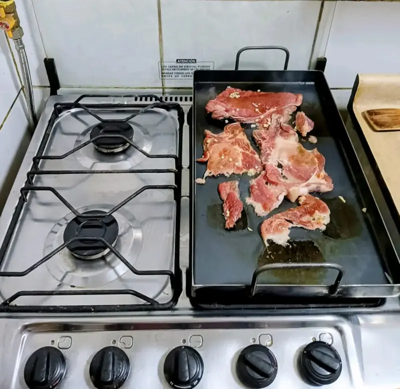 Plancha de cocina de acero al carbono para cocina - 1